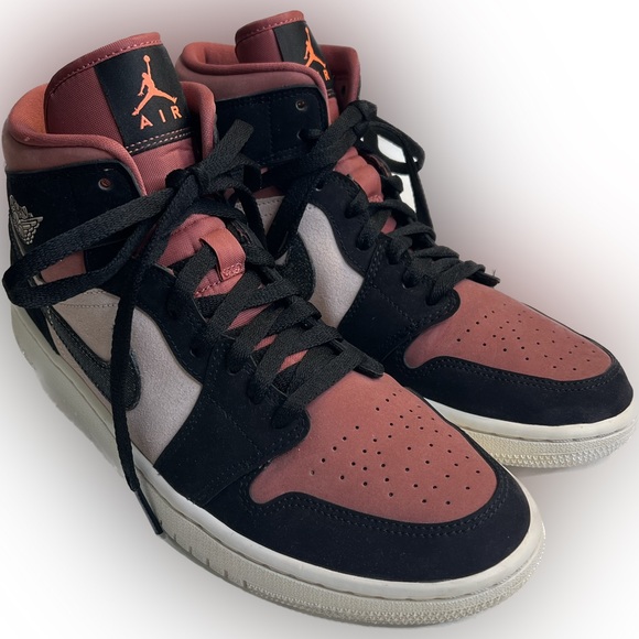 Nike Air Jordan 1 Mid Canyon Rust | Womens Sz US 10 | BQ6472-202 Unique Color - Picture 7 of 11